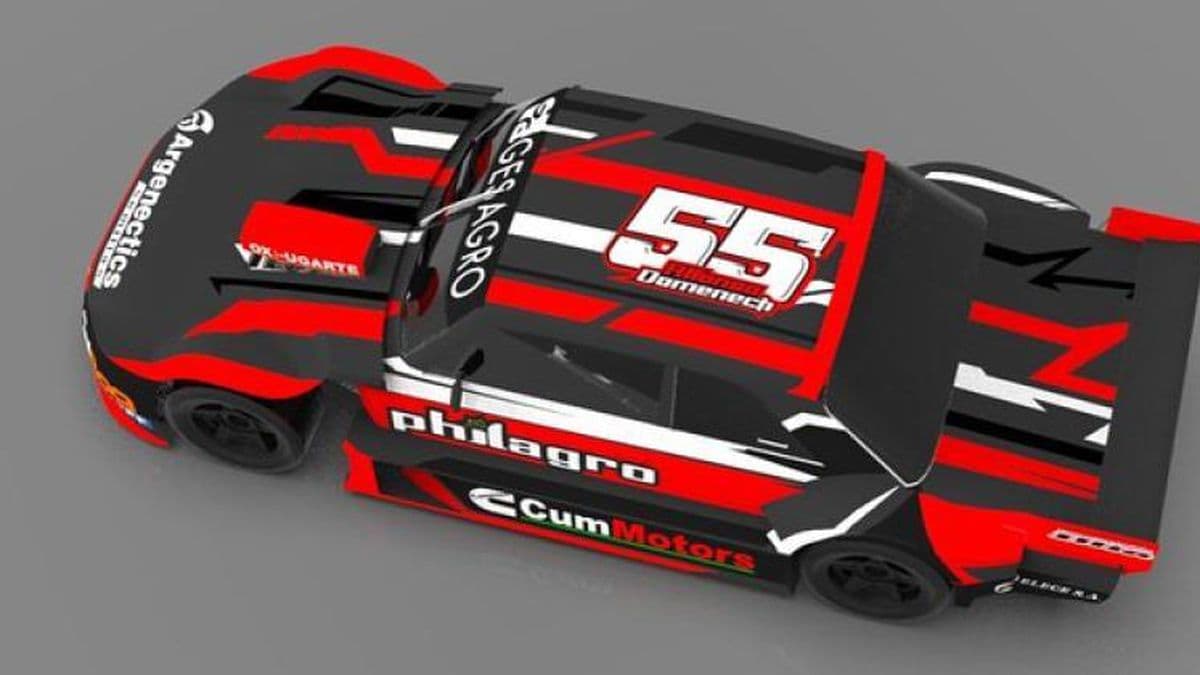 Así lucirá el Torino de TC Pista de Alfonso Domenech