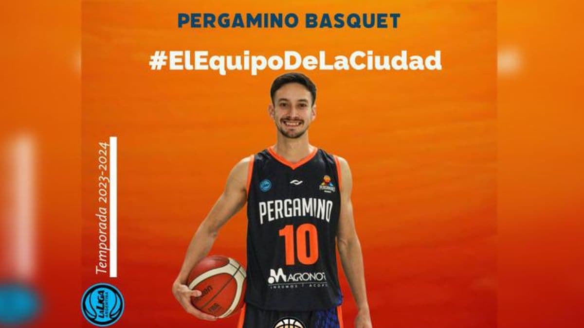 Luciano González, el primer confirmado por Pergamino Básquet para la próxima Liga Argentina