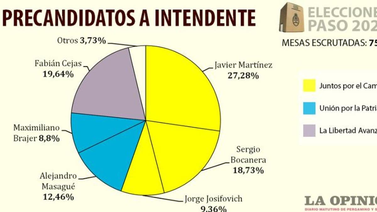 Números definitivos de las Paso en Pergamino