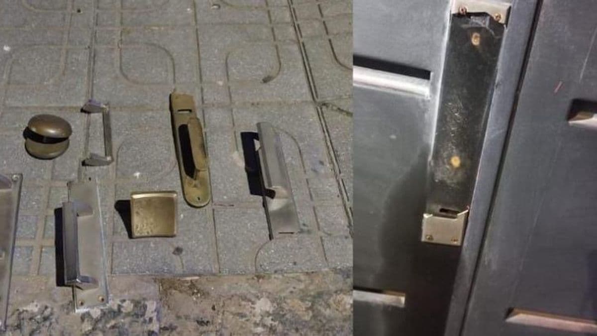 Robó picaportes y lo detuvieron más tarde