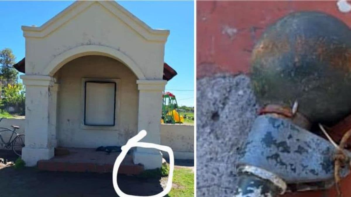 Encontraron una granada en una parada de micros en el Complejo Habitacional 512
