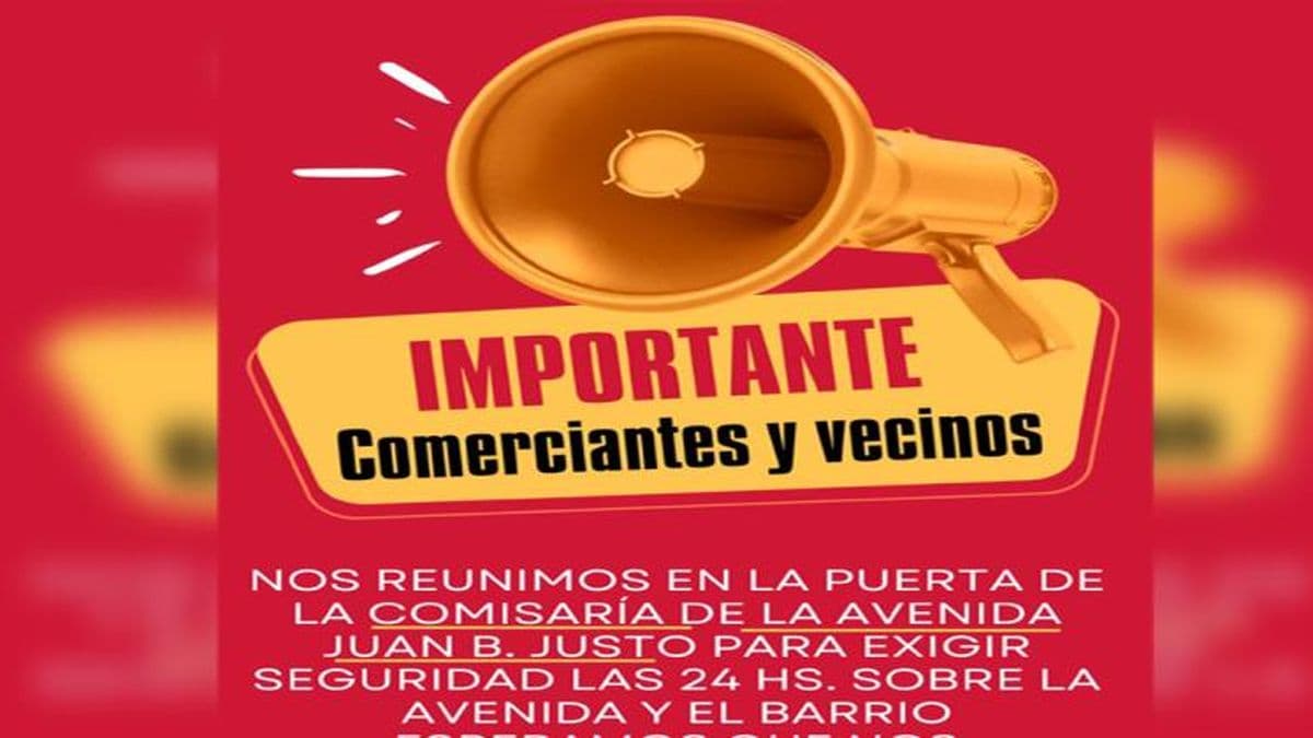 Inseguridad: comerciantes y vecinos se movilizarán este martes a la Comisaría Segunda