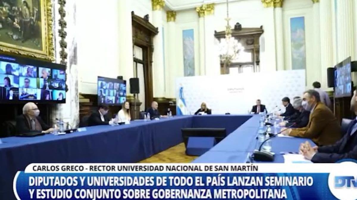Diputados y universidades avanzan en un compromiso conjunto para diseñar políticas públicas en beneficio de áreas metropolitanas de todo el país