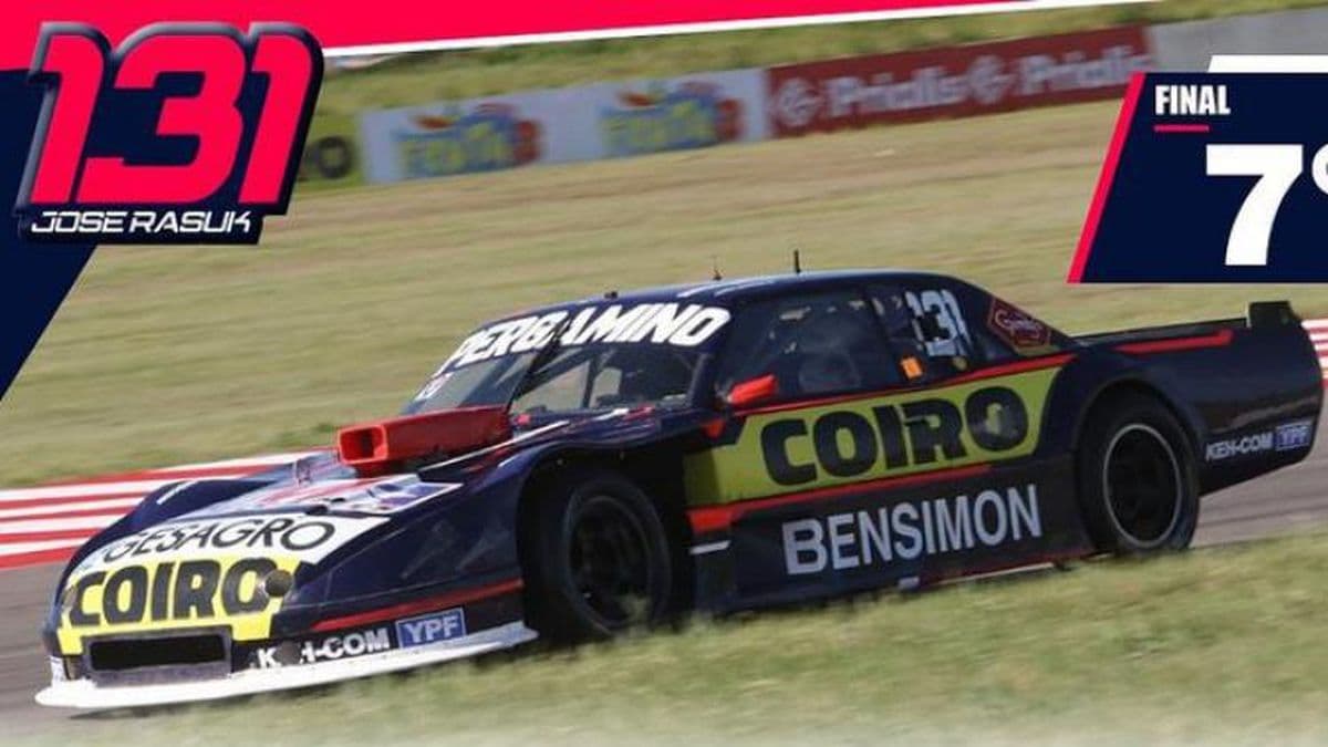 José Rasuk séptimo en Toay en el TC Pista