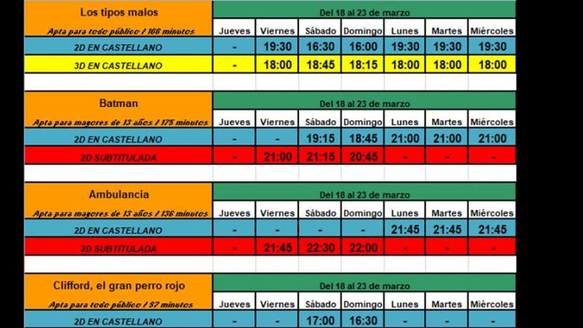 Dos estrenos y una reposición en Cinema Pergamino