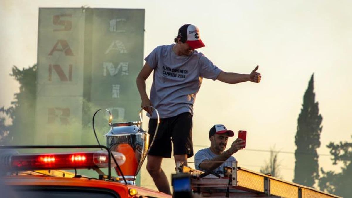 Alfonso Domenech vivió el cálido recibimiento de Pergamino
