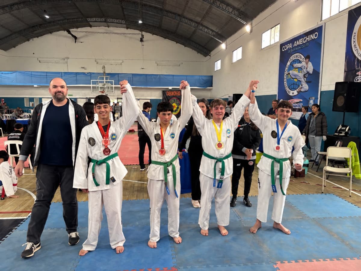 La Escuela Deportiva de Pergamino se destacó en un importante torneo de Taekwon-Do
