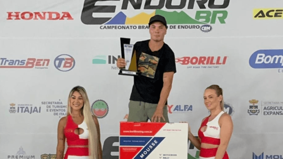 Ramallo: Tomás Matkovich debutó en el Enduro de Brasil con un triunfo y ganó la general en Itajaí