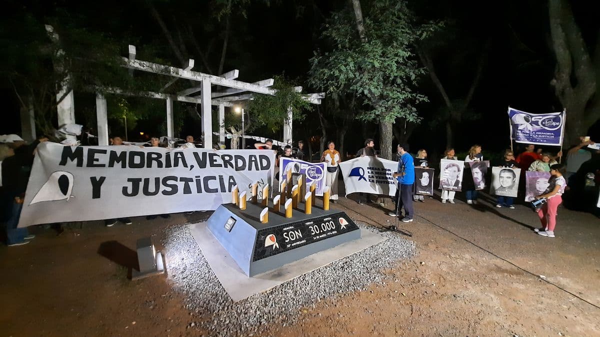 A 50 años del golpe, San Pedro marchó y puso en valor el monumento a los desaparecidos
