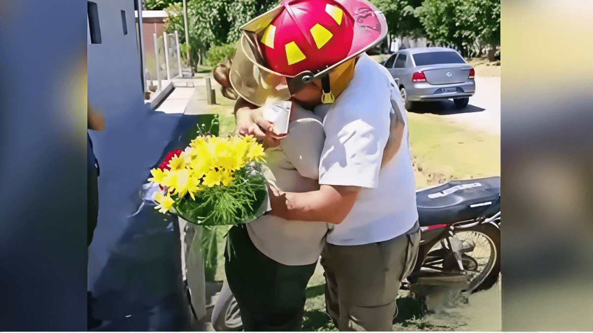 Bomberos de San Pedro sellaron su compromiso tras una intensa jornada de incendios en Gobernador Castro