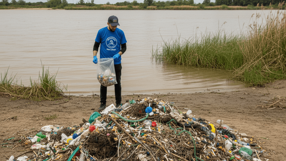 Censo ambiental en San Pedro: casi el 80% de los residuos en la costa bonaerense son plásticos