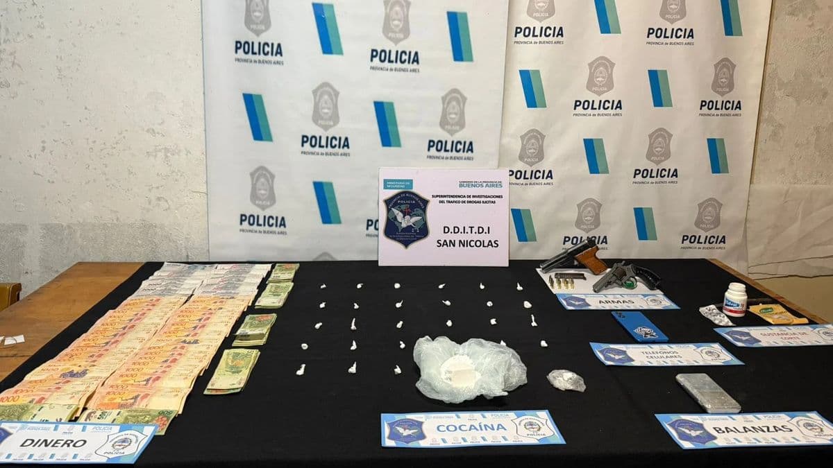 DDI San Nicolás detuvo a "Puro" Olmos en San Pedro y secuestró cocaína valuada en más de $5 millones