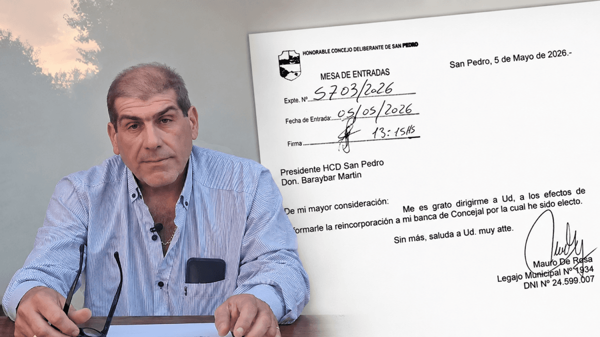 San Pedro: Mauro De Rosa reapareció y aseguró ser inocente tras la denuncia de Tamara Vlaeminck