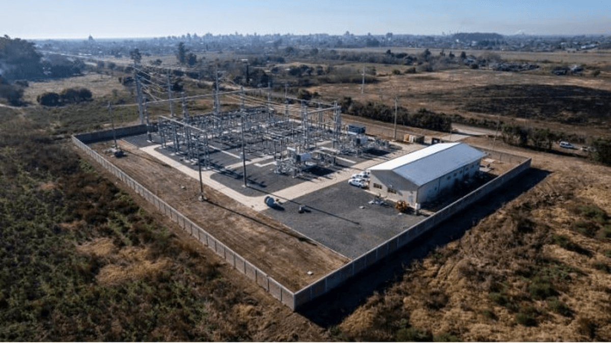 EDEN puso en la planta eléctrica de San Nicolás una nueva estación transformadora de alta tensión
