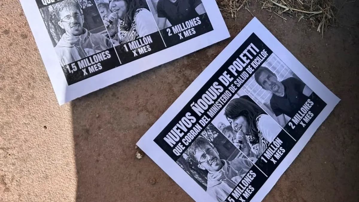 Volantes anónimos en Ramallo apuntan contra supuestos "ñoquis" vinculados a Poletti