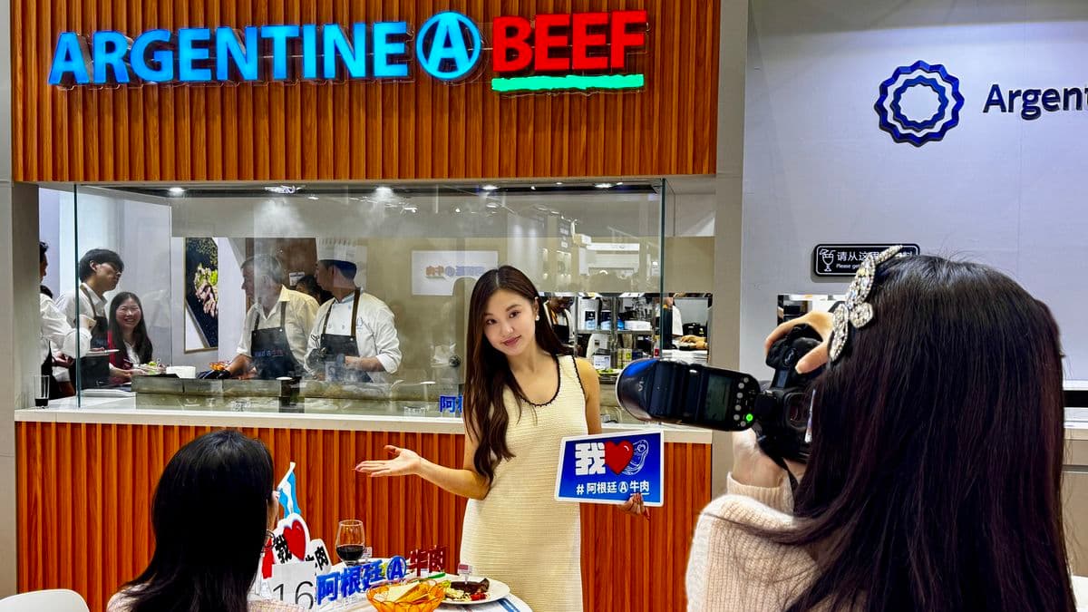 Influencers y medios chinos elogiaron la carne argentina en la CIIE 2025