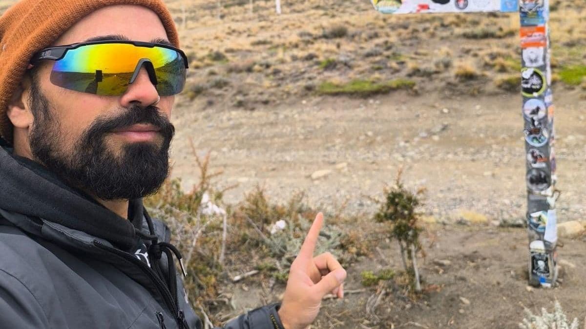 Ruta 40 a pie: la hazaña de Jesús Ledesma, que cruzó el país con un carro y un sueño