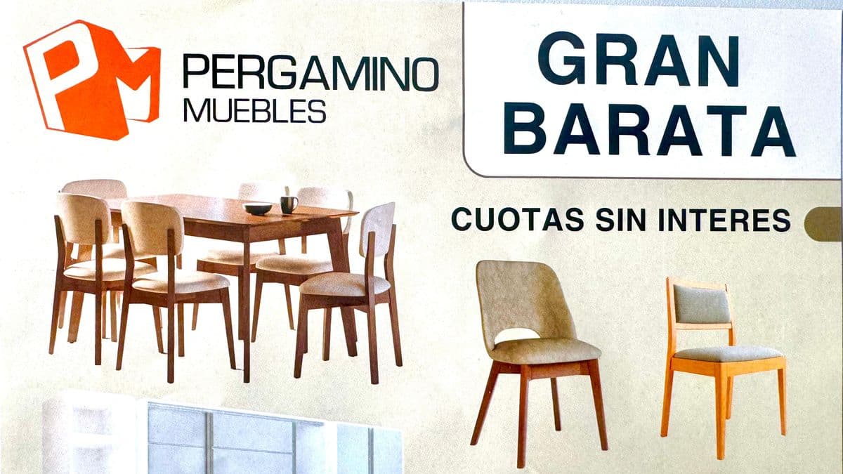 La Gran Barata de Pergamino Muebles llega con precios únicos y promociones imperdibles