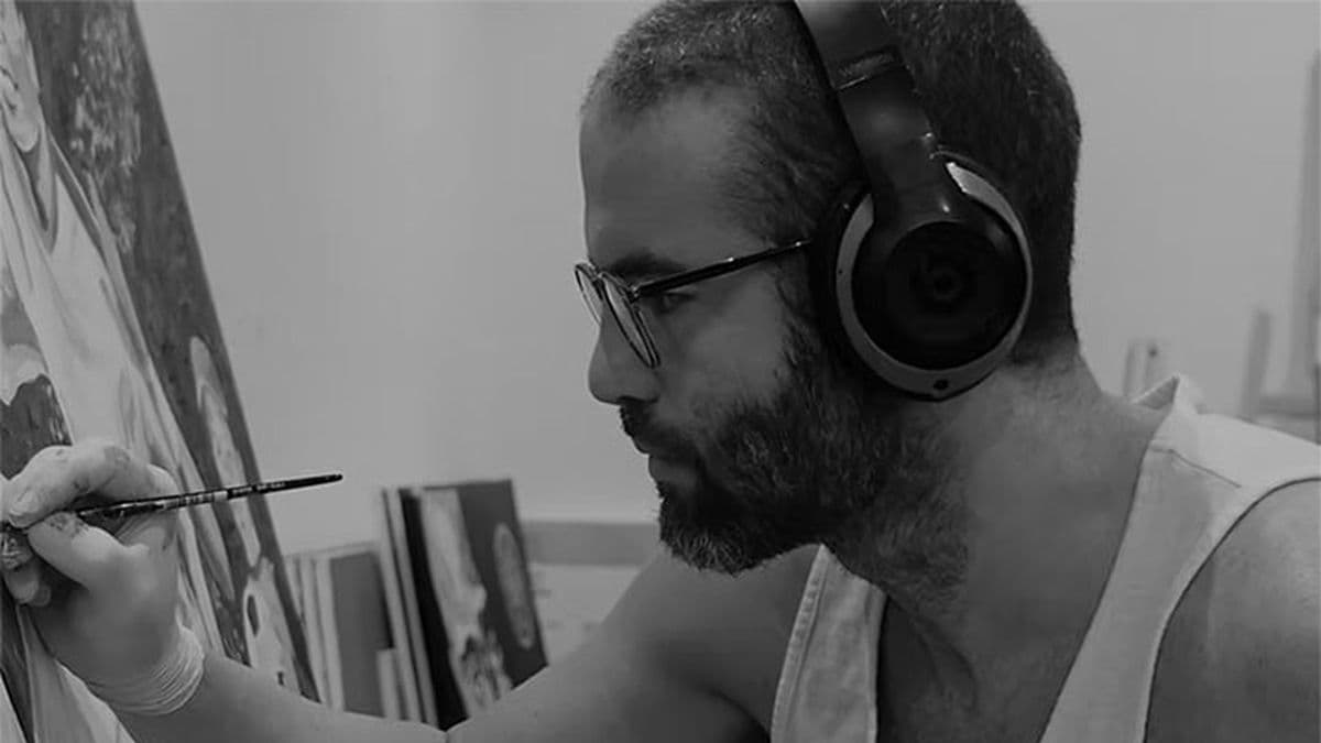 Entre dos pasiones: el artista Matías Fondato inaugura una muestra que une arte y fútbol