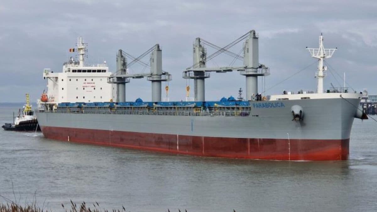 San Pedro: Arribo el buque Parabólica con miles de toneladas de porotos rumbo a Venezuela
