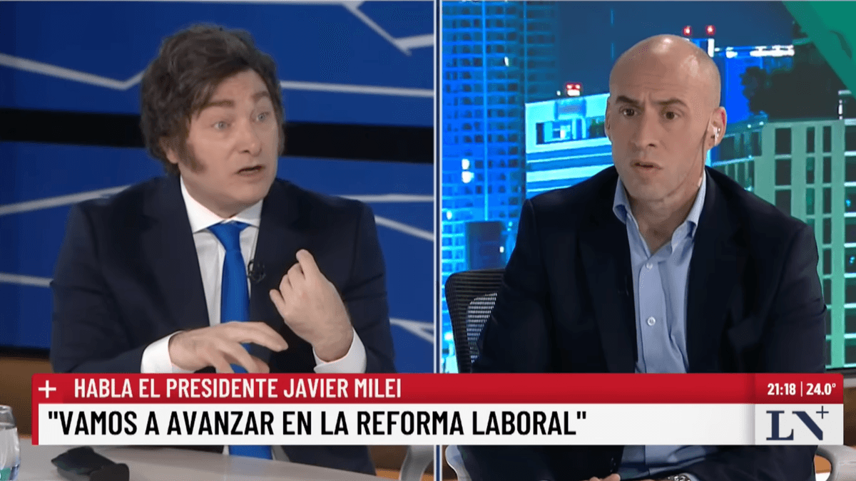 Javier Milei dio detalles de la reforma laboral, habló de Macri y del futuro de Santiago Caputo