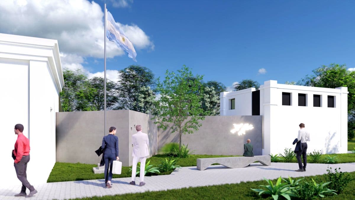 Arquitectura de las cicatrices: el Museo Héroes de Malvinas de Pergamino comienza a tomar forma