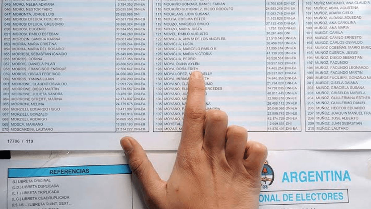 Ya se puede consultar el padrón para las elecciones del 7 de septiembre en la provincia de Buenos Aires