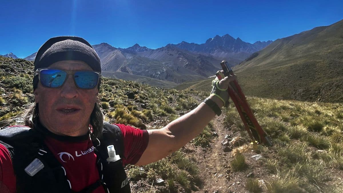 Raimundo Nus cruzó los Andes en un desafío con sello sanmartiniano