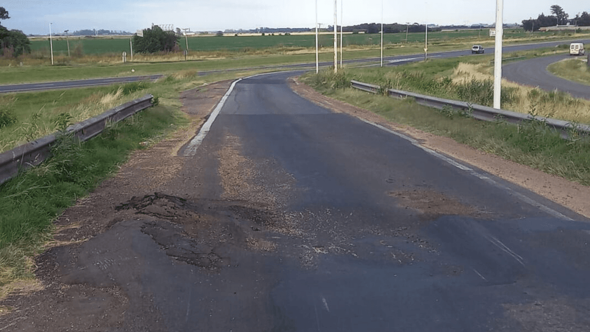 Ramallo: a tres meses de los arreglos, volvió a deteriorarse el puente de la Ruta 51