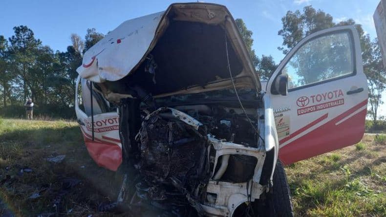 Dos camionetas y un tractor involucrados en un choque en la ruta Nordm 178