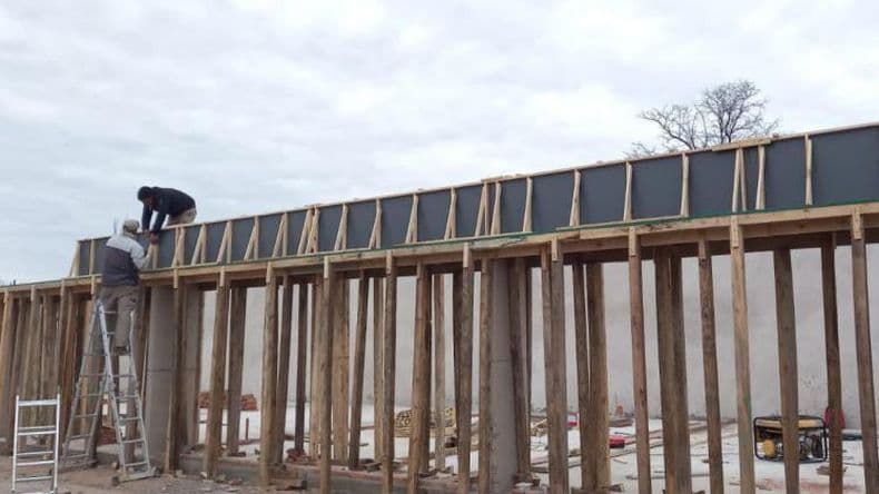Avanza la construccioacuten del Centro de Desarrollo Infantil del Barrio Newbery