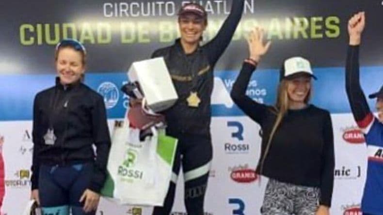 Tercer puesto para Brenda Bernard en el Circuito de Duatloacuten Ciudad de Bueno