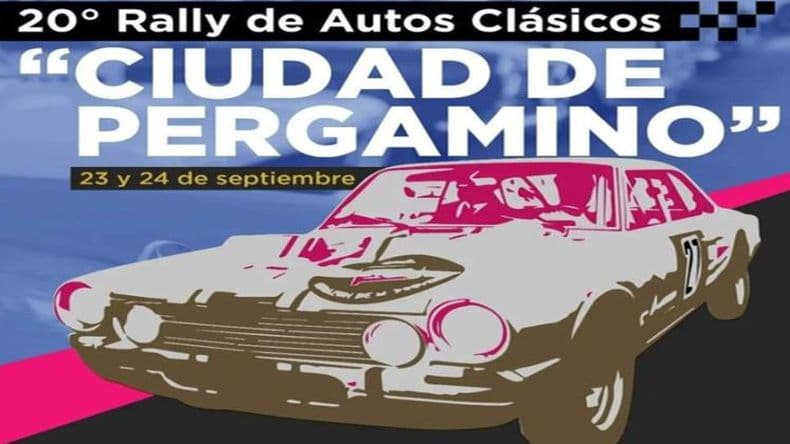 El fin de semana se disputará el 20° Rally Ciudad de Pergamino de autos clásicos