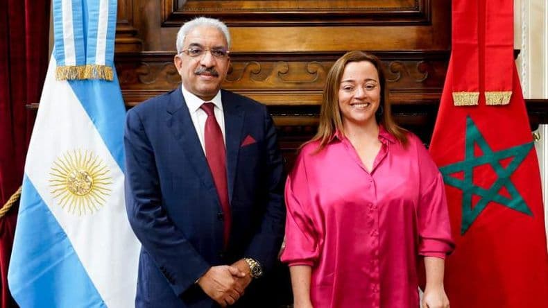 Cecilia Moreau recibió en Diputados al vicepresidente de la Cámara de Representantes del Reino de Marruecos