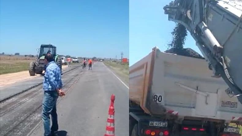 Comenzaron los trabajos para la repavimentación de la ruta Nº 32