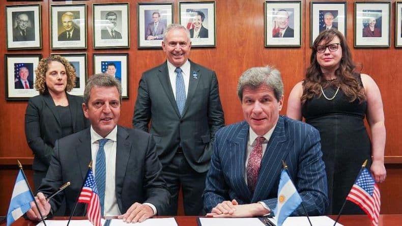 Argentina firmó un convenio con Estados Unidos en el marco del acuerdo con el Club de París