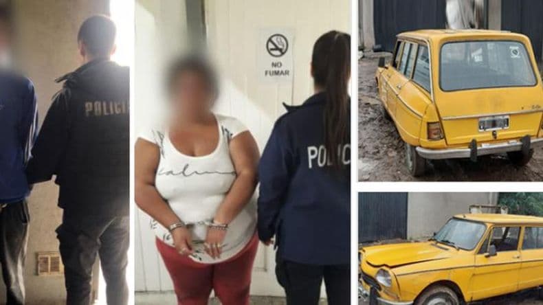 Una pareja robó un auto y la detuvieron