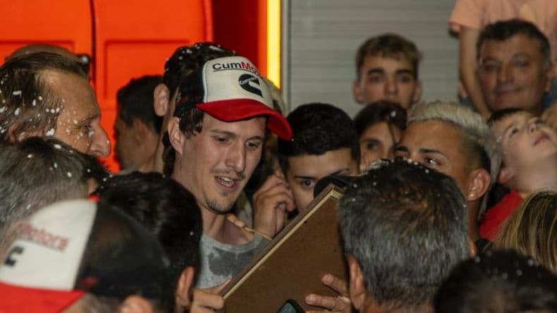 Alfonso Domenech vivioacute el caacutelido recibimiento de Pergamino