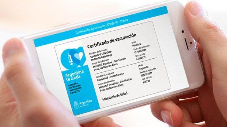La Provincia incorporó a partir de este lunes el Pasaporte Sanitario