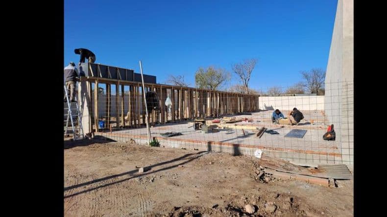 Avanza la construccioacuten del Centro de Desarrollo Infantil del Barrio Newbery