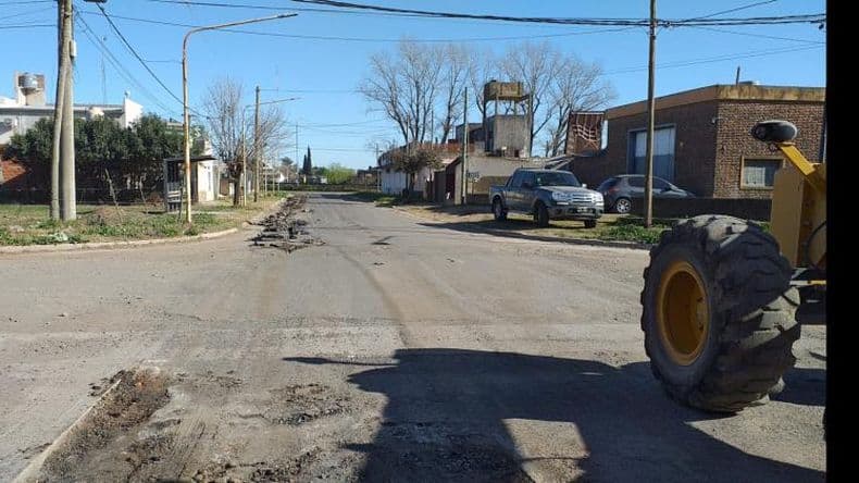 El barrio 9 de Julio se suma al Plan de Pavimentacioacuten