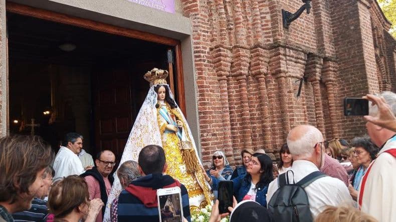 La feligresiacutea renovoacute su devocioacuten por la Virgen de la Merced patro