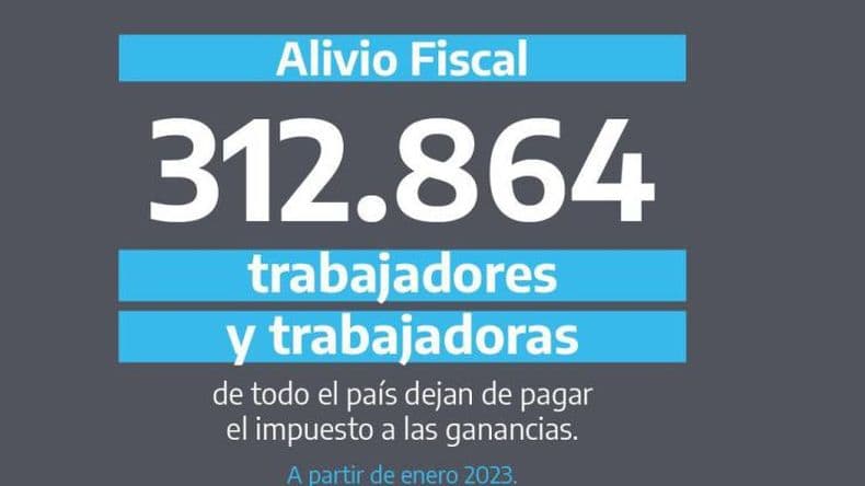 Alivio fiscal- maacutes de 300 mil trabajadores dejaraacuten de pagar Ganancias