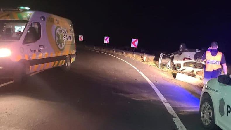 Nuevo vuelco en la Autopista y la ruta Nordm 8