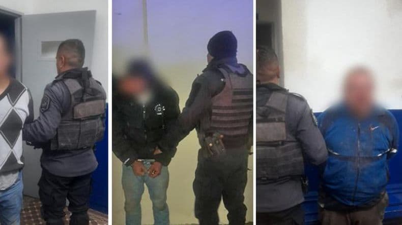 Tres sujetos aprehendidos luego de atacar a un móvil policial en la zona del Arroyo