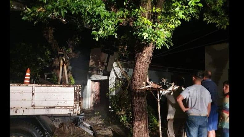Un fuerte temporal azotoacute la localidad de El Socorro