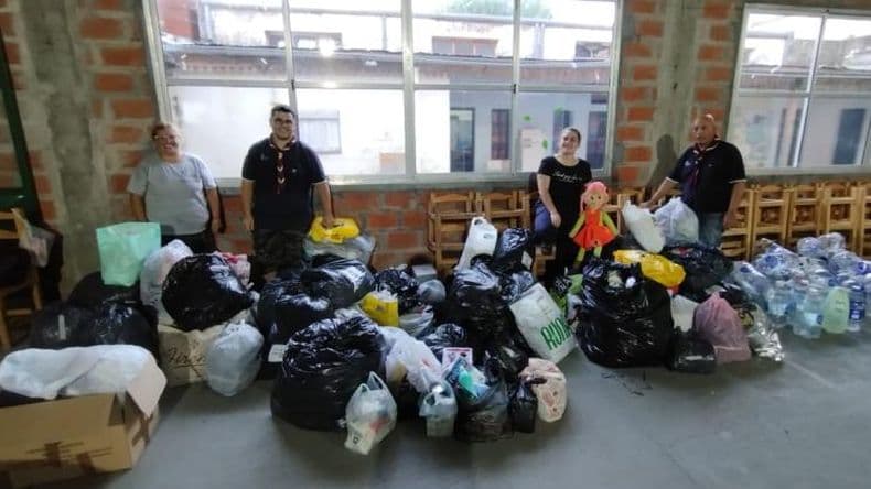 Exitosa respuesta de los pergaminenses en la campantildea solidaria para ayudar 