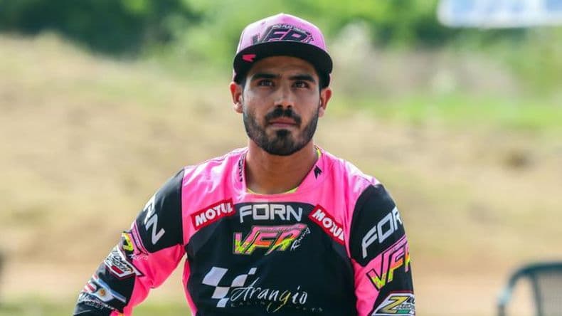 Santiago Arangio inicioacute el Mundial de Flat Track con un 15deg puesto en Bov