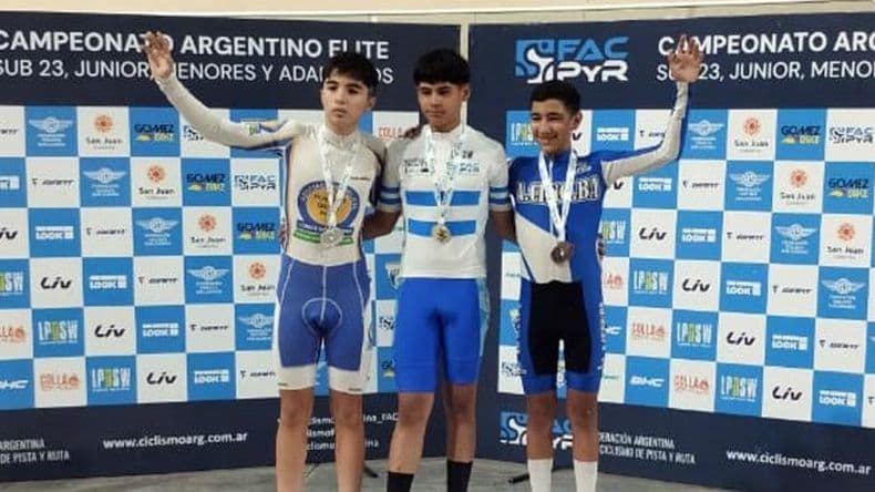 Tercer puesto para Juliano Almeida en el Campeonato Argentino de Pista en San Ju