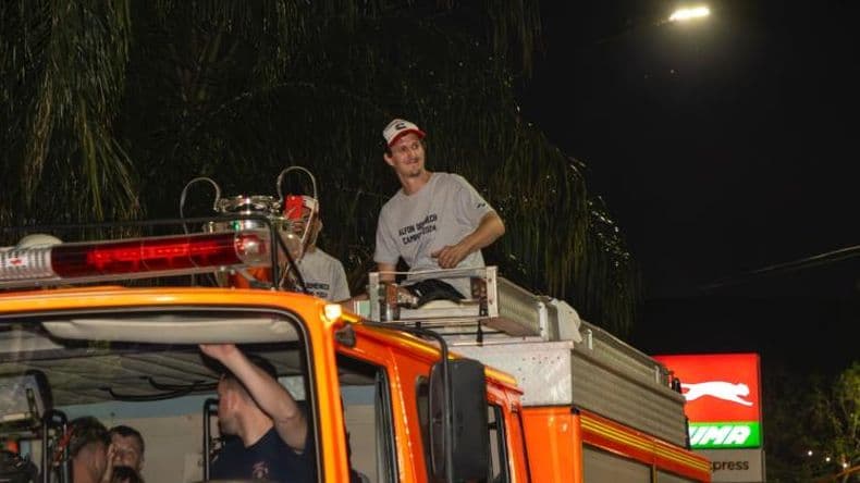 Alfonso Domenech vivioacute el caacutelido recibimiento de Pergamino